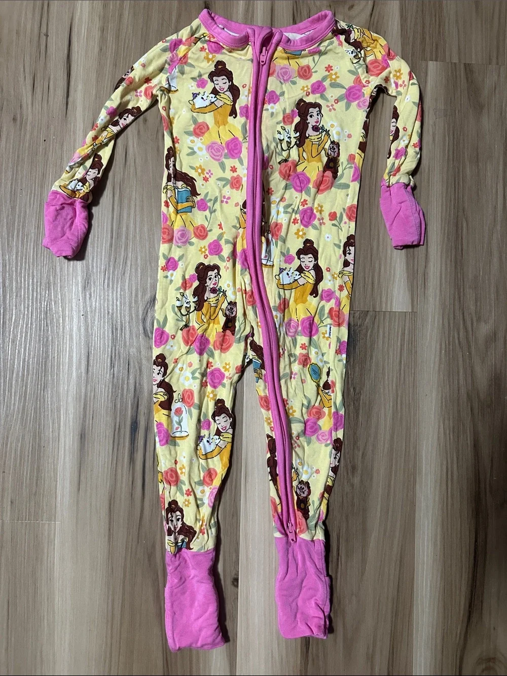 6-12 Month Little Sleepies Belle Bodysuit Dress Zippy and Bow